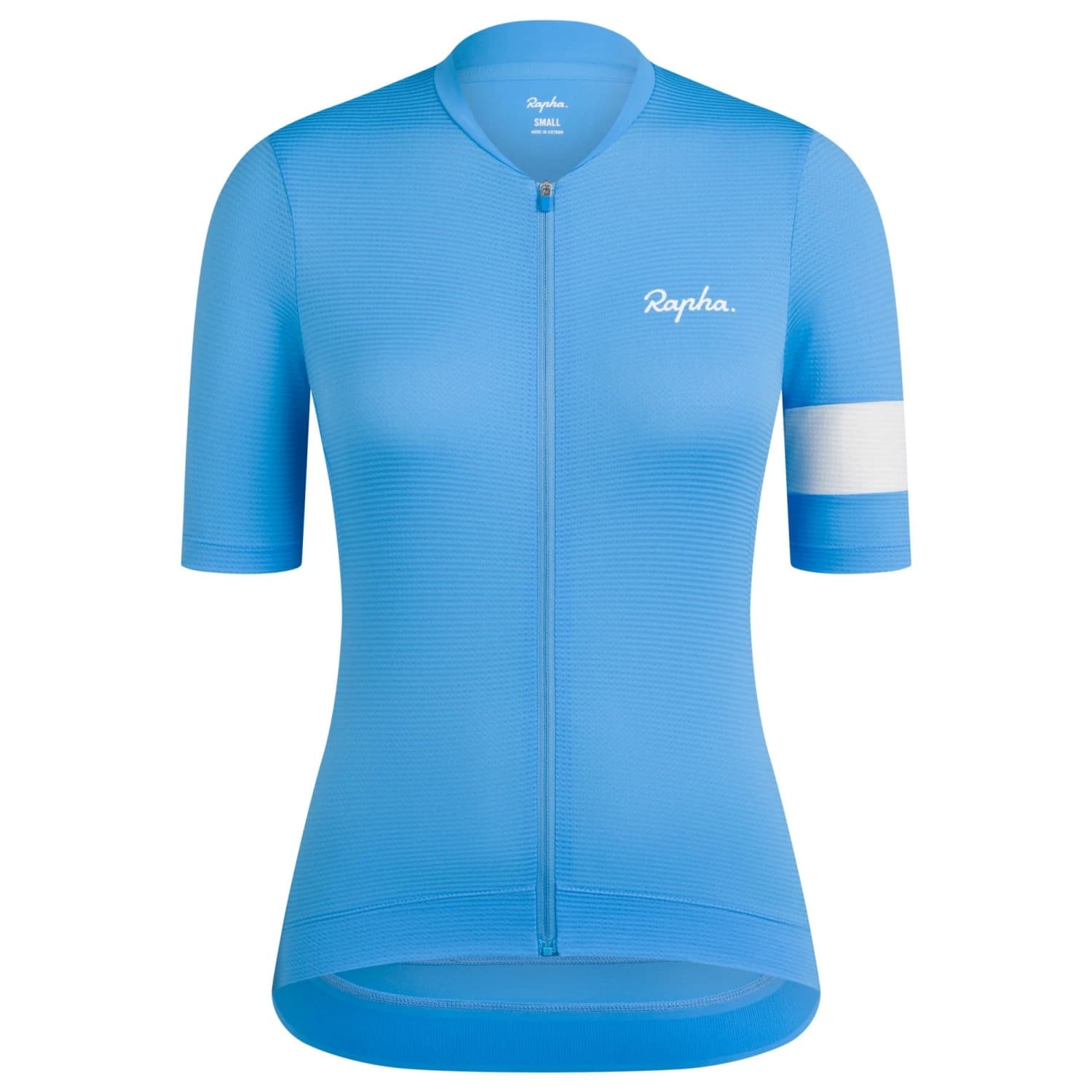 Дамска фланелка с къс ръкав за колоездене Rapha Women's Core Jersey Cycling jersey - All Aboard / White Alyssum