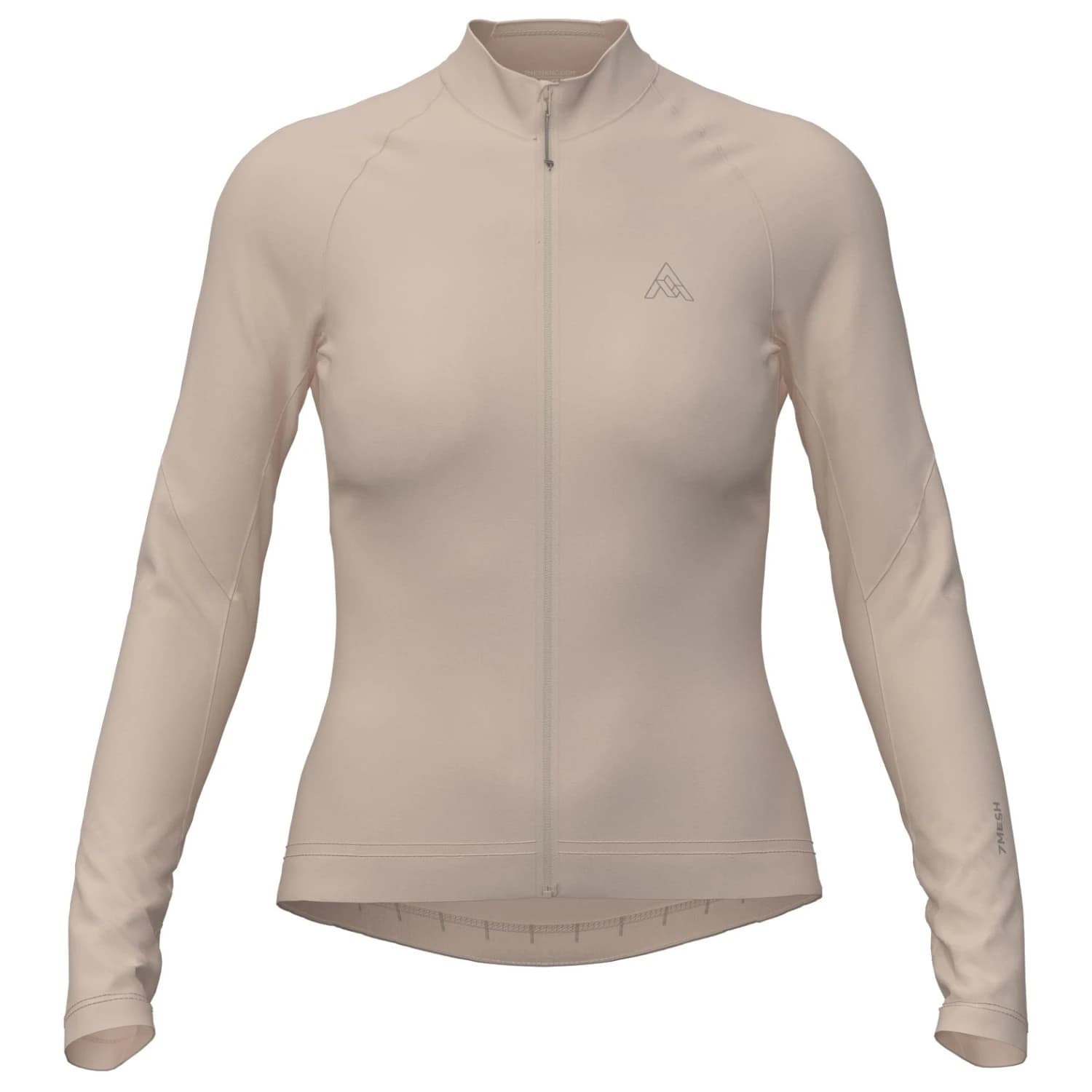 Дамска фланелка с дълъг ръкав за колоездене 7mesh Women's Atlas Jersey L/S Cycling jersey - Almond