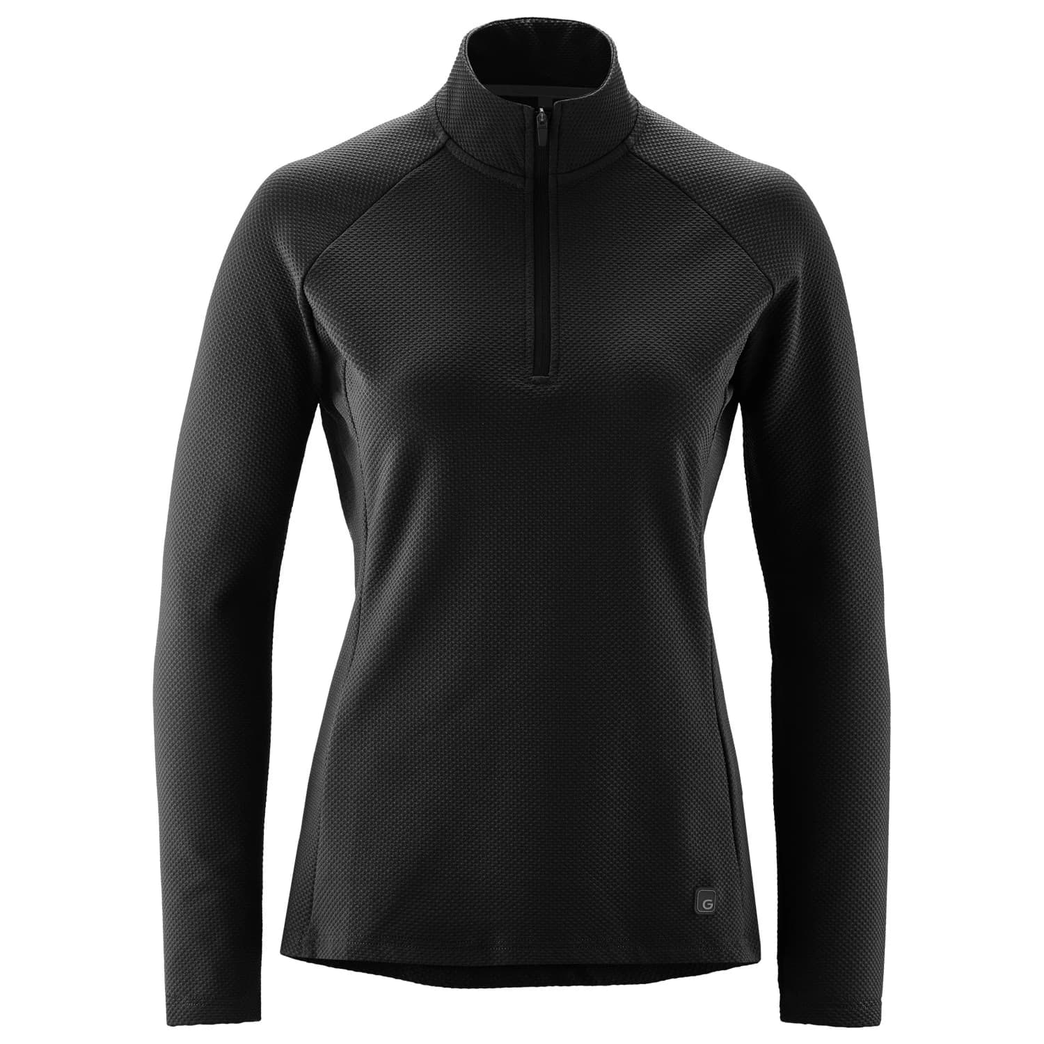 Дамска фланелка с дълъг ръкав за колоездене Gonso Women's Essential Jersey Longsleeve Therm Cycling jersey - Black