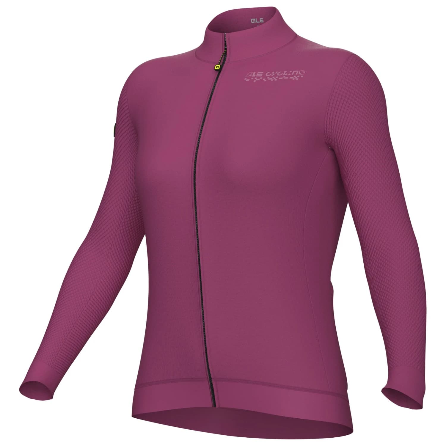 Фланелка с дълъг ръкав за колоездене Alé Women's PR-E Follow Me 2.0 L/S Jersey Cycling jersey - Raspberry
