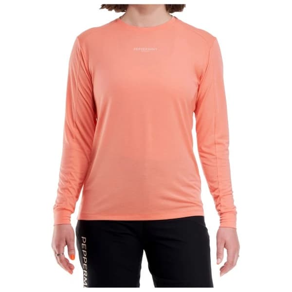 Дамска фланелка с дълъг ръкав за колоездене PEPPERMINT Women's Peak Long Sleeve Jersey Cycling jersey - Watermelon