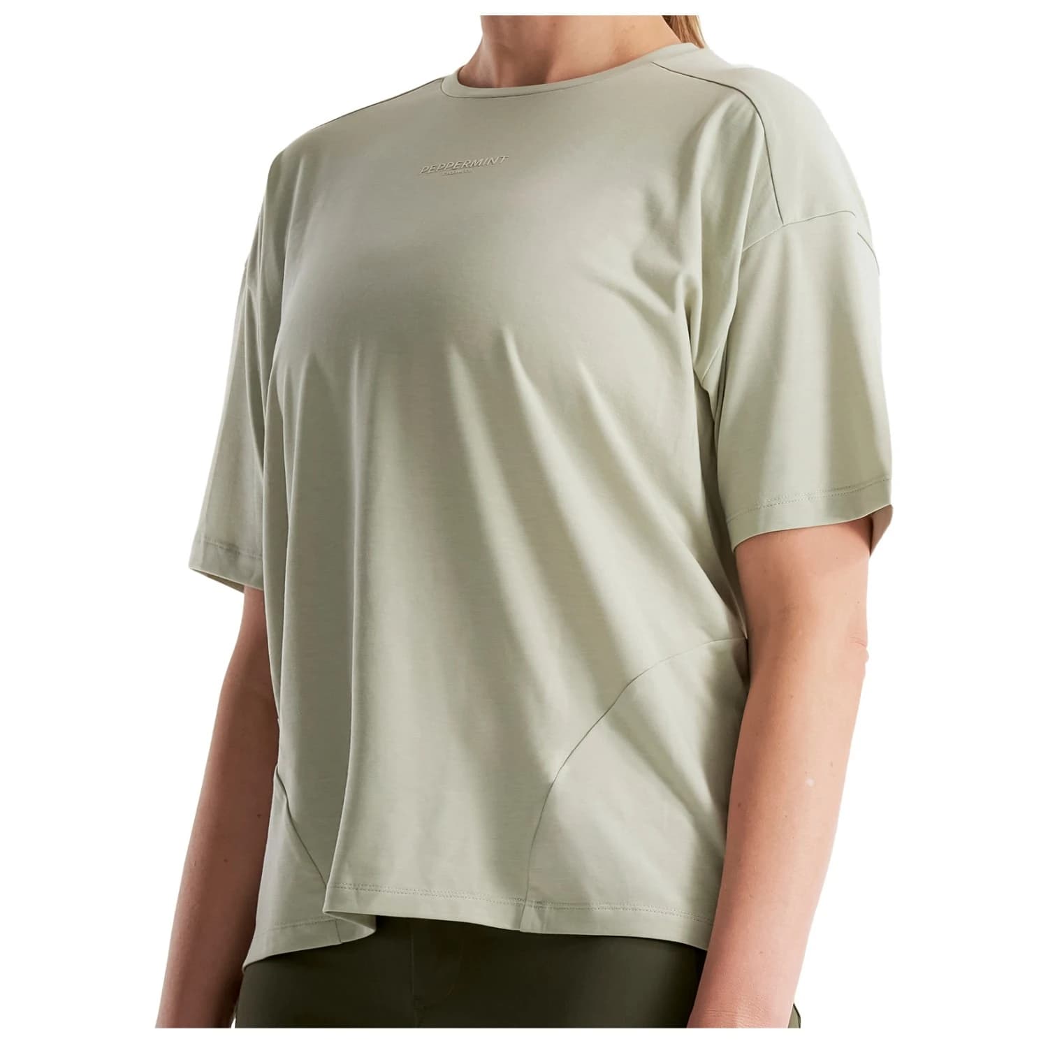 Дамска фланелка с къс ръкав за колоездене PEPPERMINT Women's Peak Short Sleeve Jersey Cycling jersey - Sage