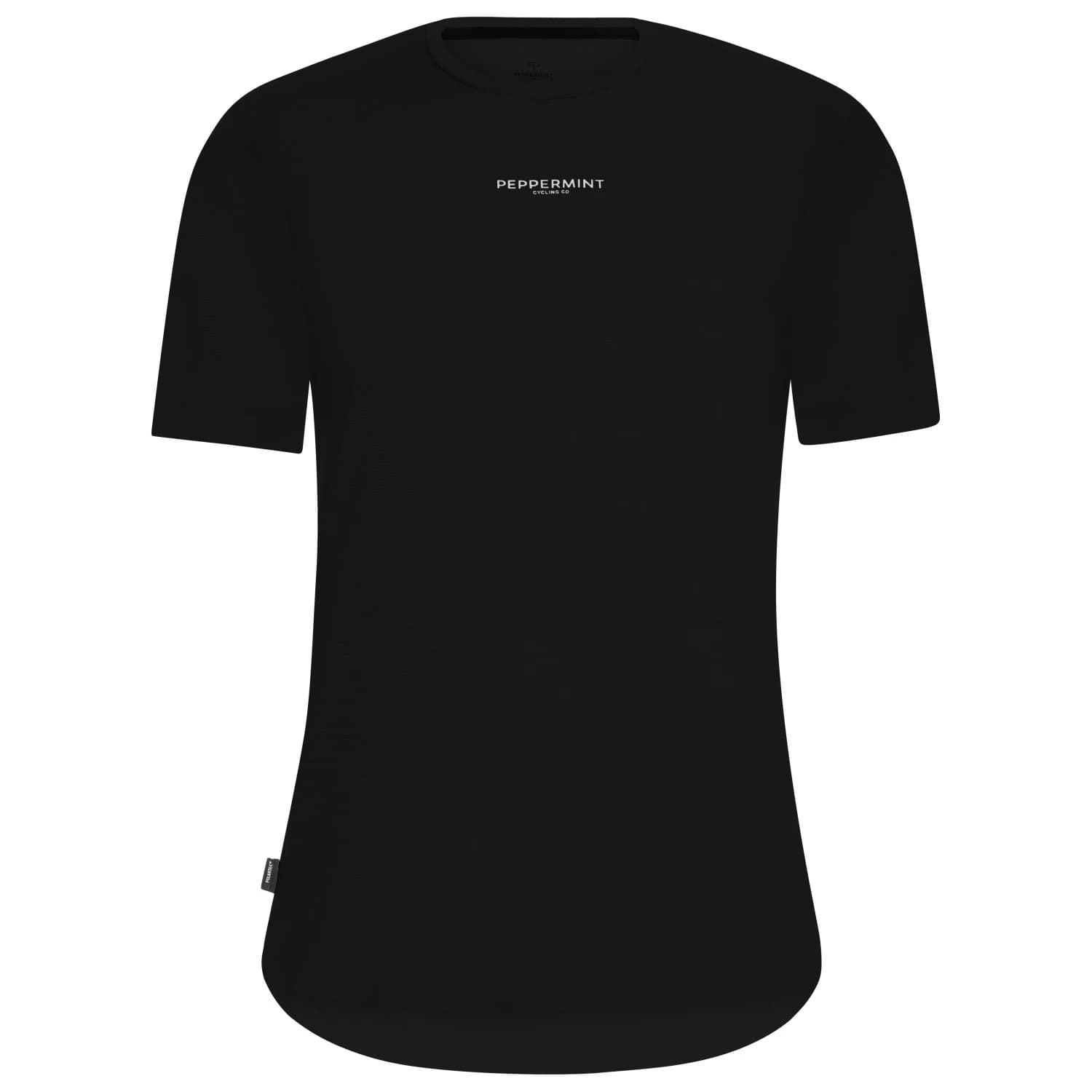 Дамска фланелка с къс ръкав за колоездене Peppermint Women's Signature Short Sleeve Tee Cycling jersey - Black