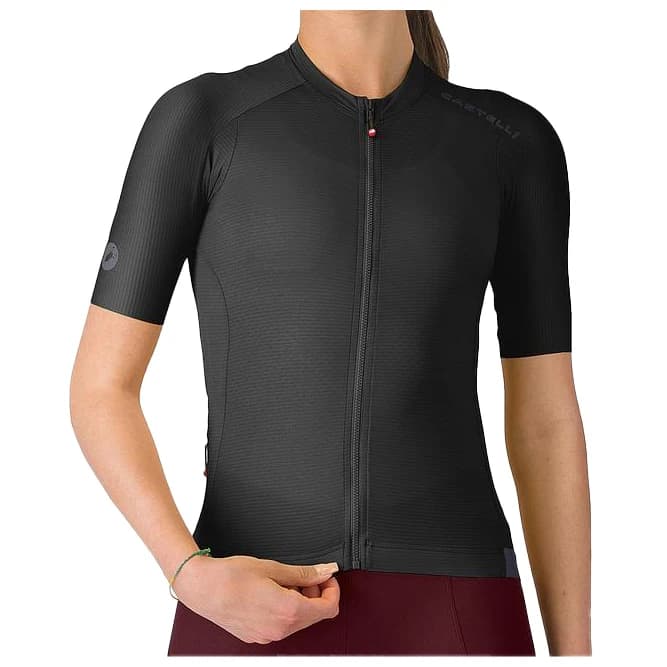Дамска фланелка с къс ръкав за колоездене Castelli Women's Espresso 2 Jersey Cycling jersey - Black