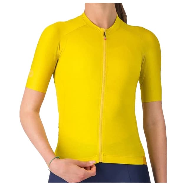Дамска фланелка с къс ръкав за колоездене Castelli Women's Espresso 2 Jersey Cycling jersey - Mango Mojito