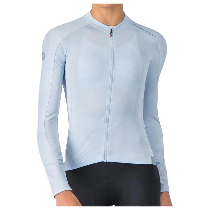 Дамска фланелка с дълъг ръкав за колоездене Castelli Women's Espresso 2 Long Sleeve Jersey Cycling jersey - Winter Sky