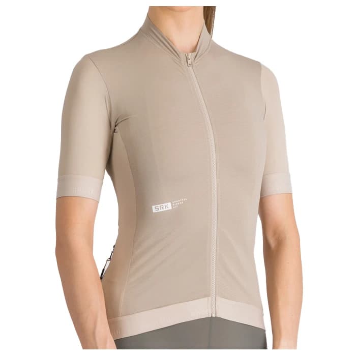 Дамска фланелка с къс ръкав за колоездене Sportful Women's SRK 2 Jersey Cycling jersey - Sand