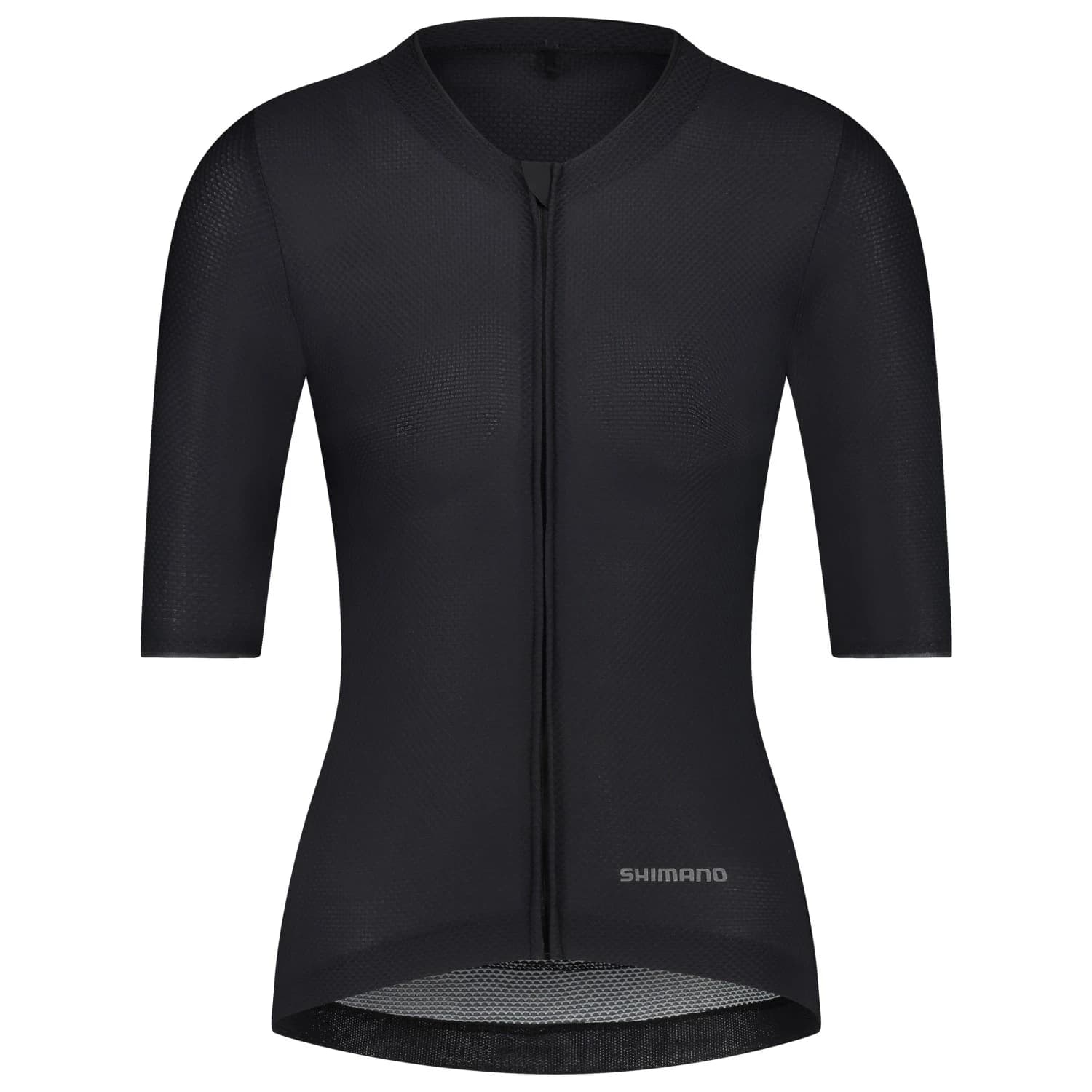 Дамска фланелка с къс ръкав за колоездене Shimano Women's Piuma Short Sleeves Jersey Cycling jersey - Black
