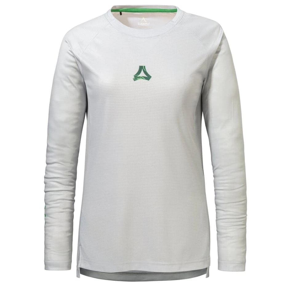 Дамска фланелка с дълъг ръкав за колоездене Schöffel Women's Longsleeve Style Koitere Cycling jersey - Stone Grey