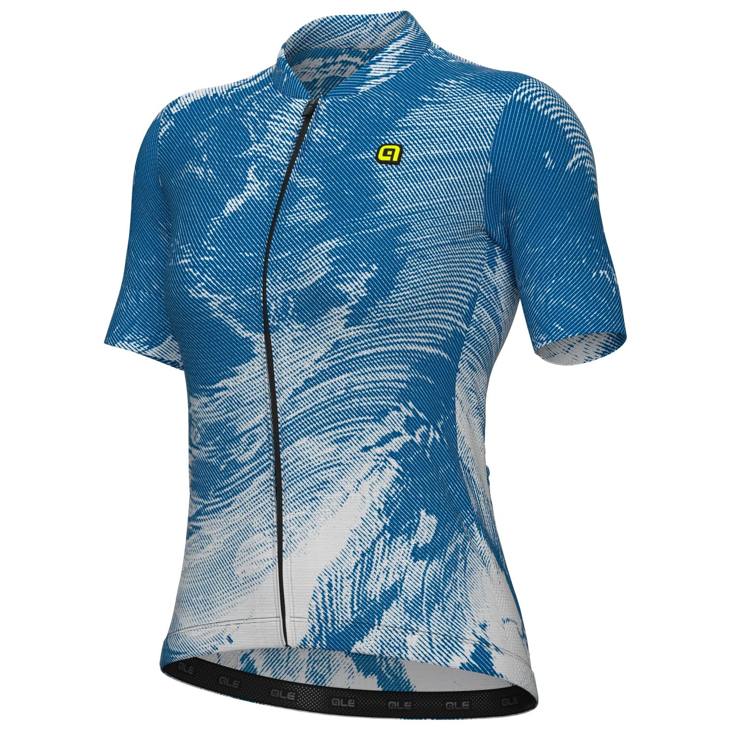 Дамска фланелка с къс ръкав за колоездене Alé Women's PR-E Fan S/S Jersey Cycling jersey - Ink Blue