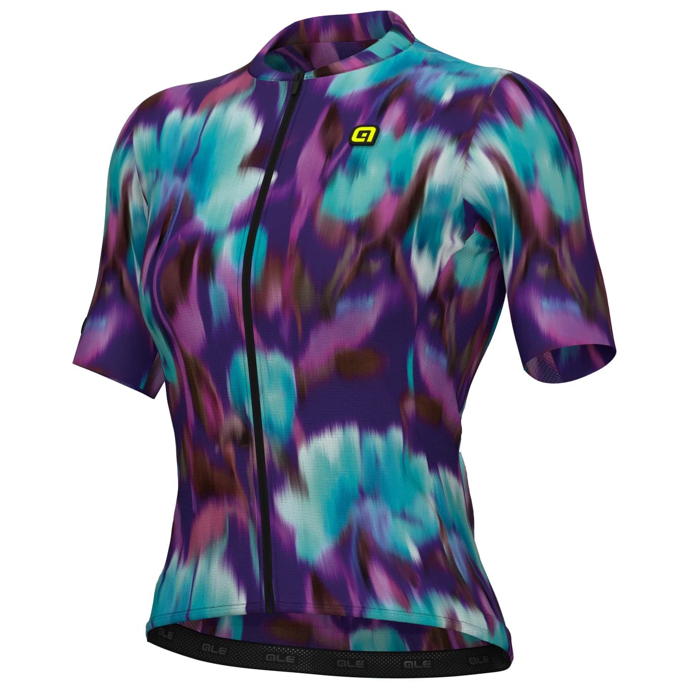 Дамска фланелка с къс ръкав за колоездене Alé Women's PR-E Jardin 2.0 S/S Jersey Cycling jersey - Purple Combo