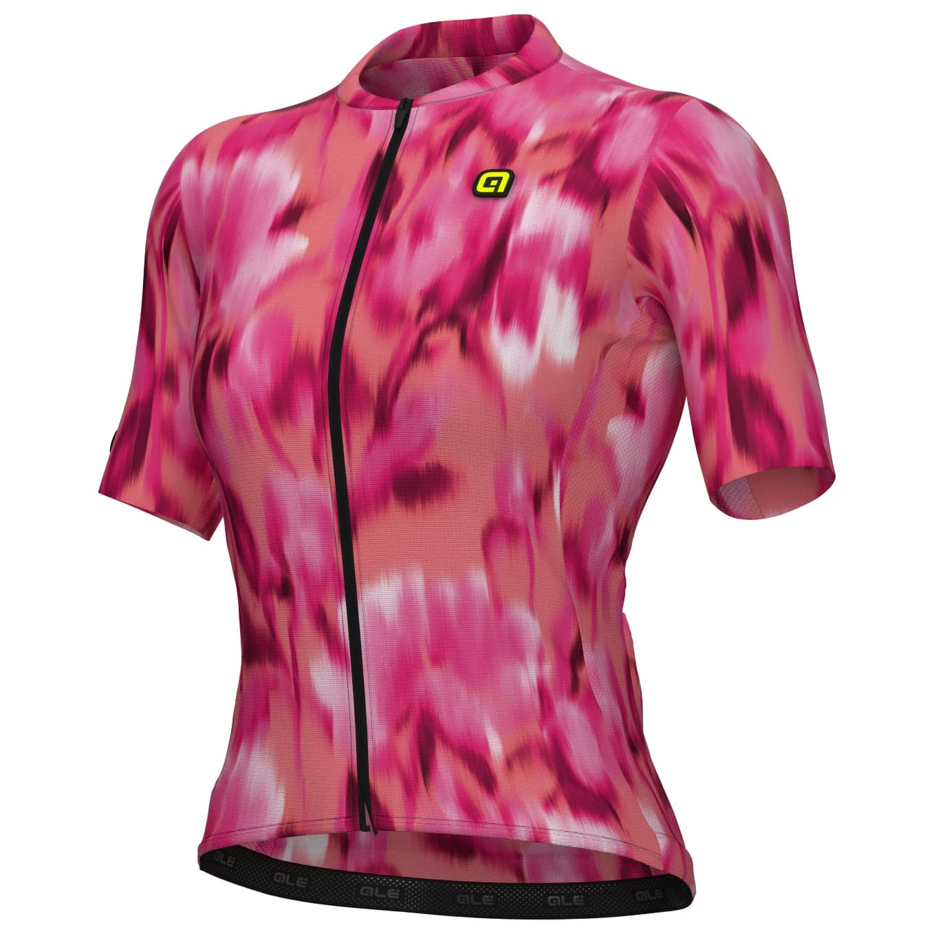 Дамска фланелка с къс ръкав за колоездене Alé Women's PR-E Jardin 2.0 S/S Jersey Cycling jersey - Red Combo