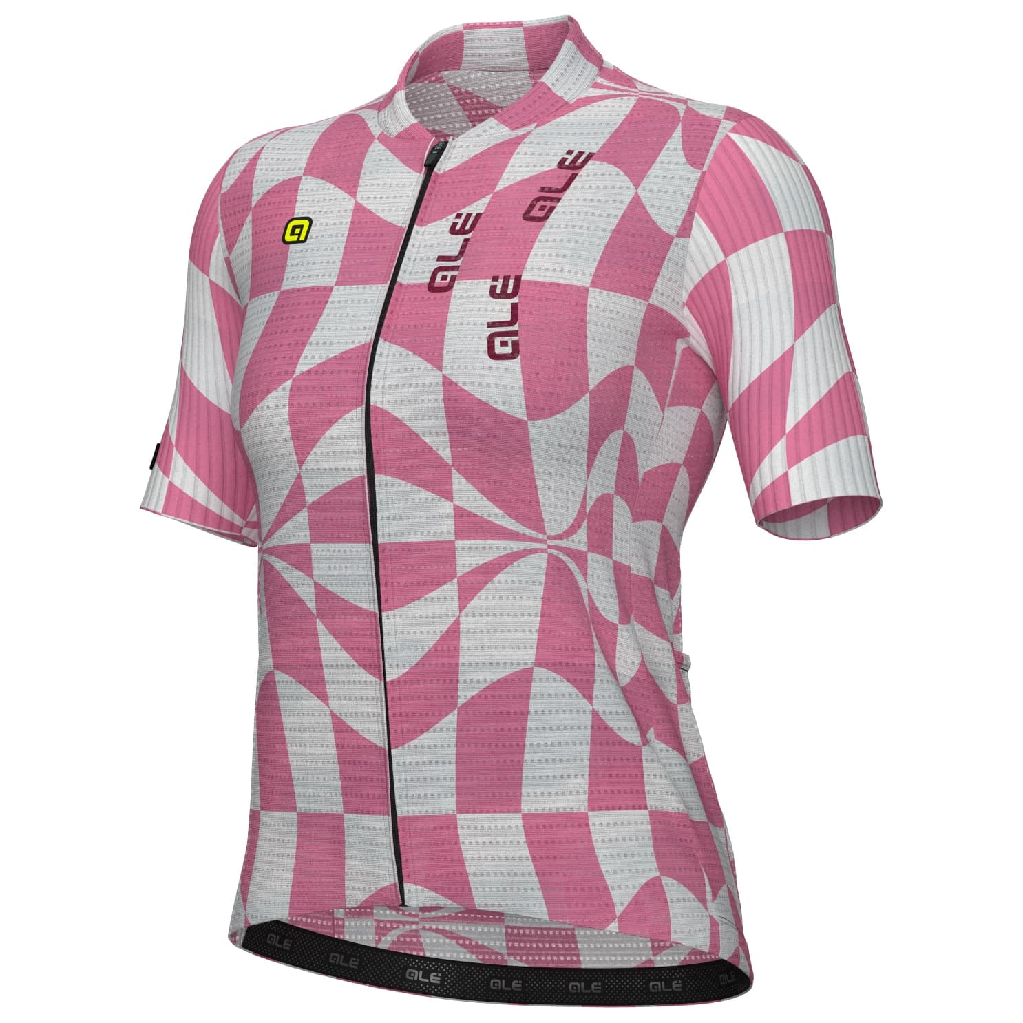 Дамска фланелка с къс ръкав за колоездене Alé Women's PR-E Multiverso 2.0 S/S Lady Jersey Cycling jersey - Blush