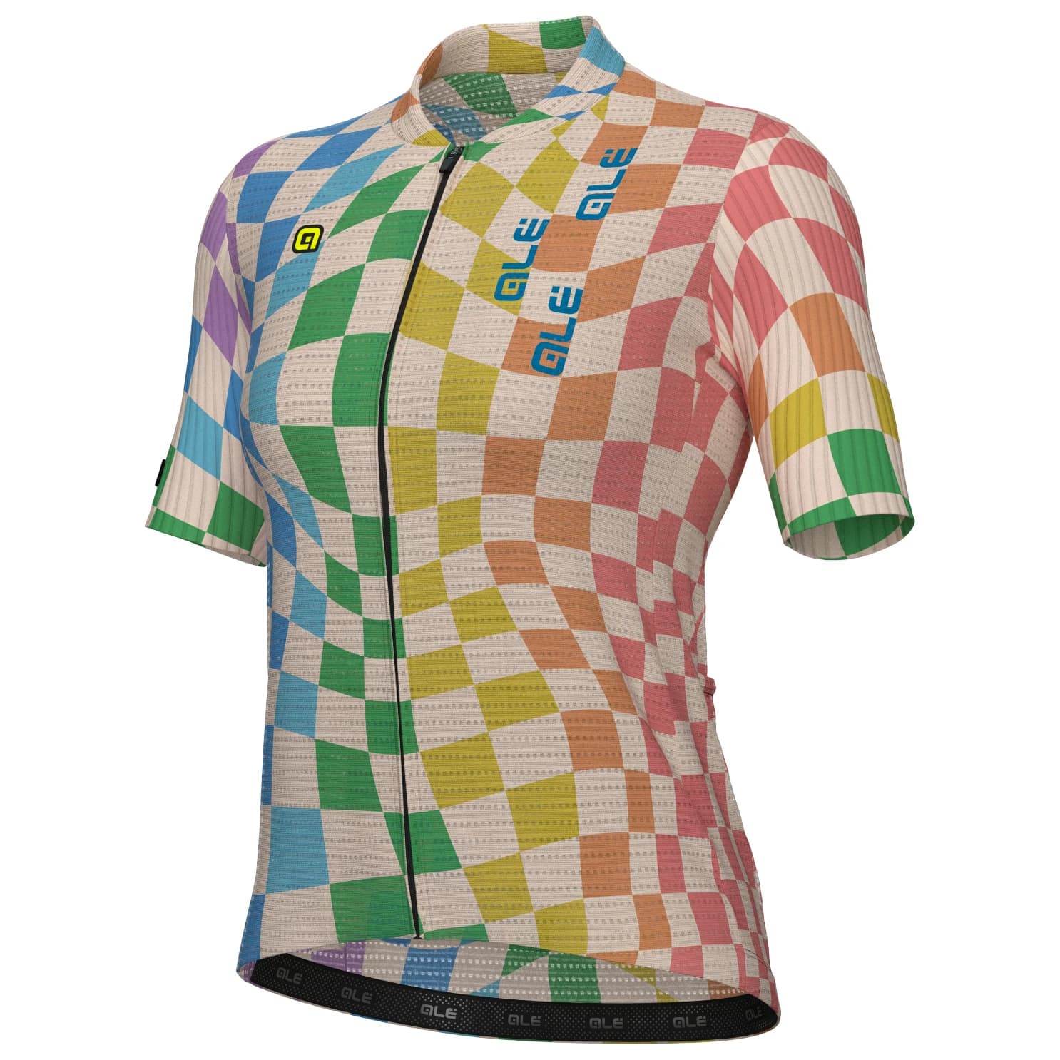 Дамска фланелка с къс ръкав за колоездене Alé Women's PR-E Multiverso 2.0 S/S Lady Jersey Cycling jersey - Multicolor