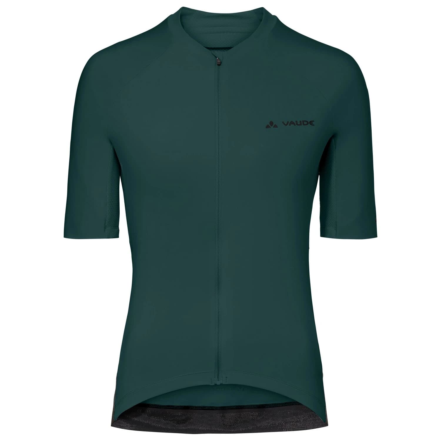 Дамска фланелка с къс ръкав за колоездене Vaude Women's Furka Full Zip Tricot III Cycling jersey - Deep Pond