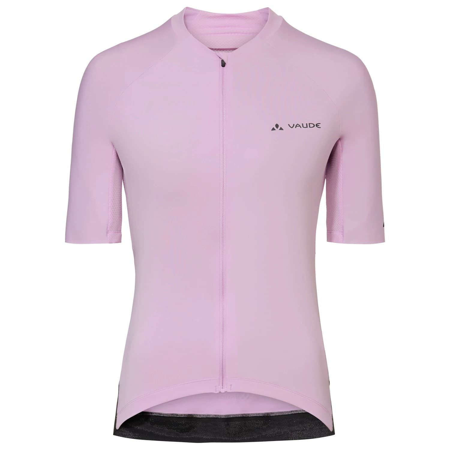 Дамска фланелка с къс ръкав за колоездене Vaude Women's Furka Full Zip Tricot III Cycling jersey - Raspberry