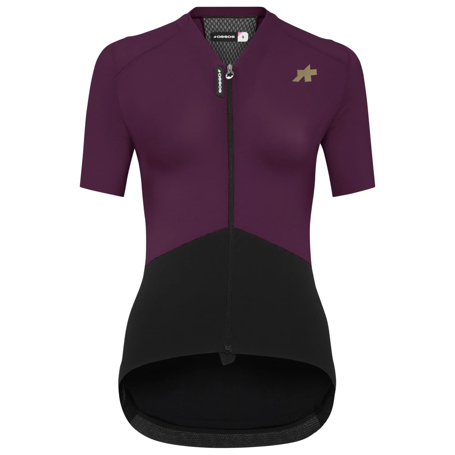 Дамска фланелка с къс ръкав за колоездене ASSOS Women's Uma GTV Jersey S11 Cycling jersey - Rock Purple
