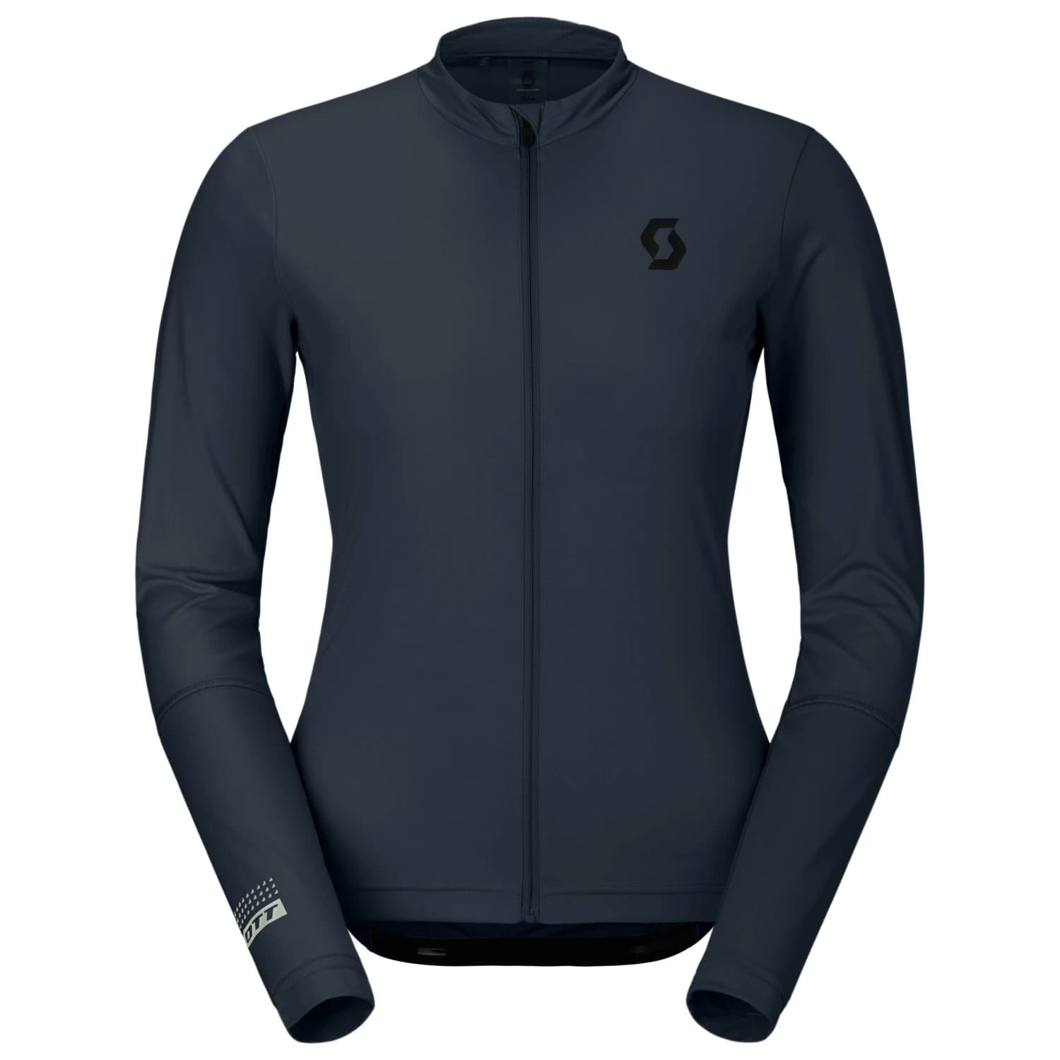Дамска фланелка с дълъг ръкав за колоездене Scott Women's Jersey Endurance L/S Cycling jersey - Dark Blue