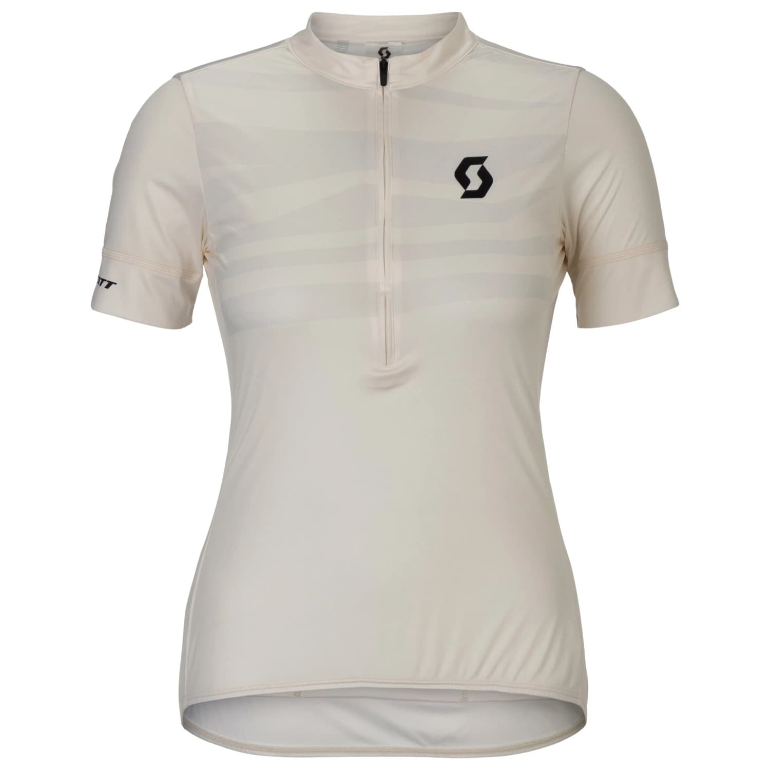 Дамска фланелка с къс ръкав за колоездене Scott Women's Jersey Endurance Lt S/S Cycling jersey - Cotton White