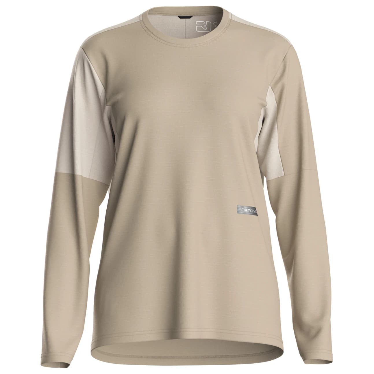 Дамска фланелка с дълъг ръкав за колоездене Ortovox Women's Sequence Free Jersey L/S Cycling jersey - Dark Linen