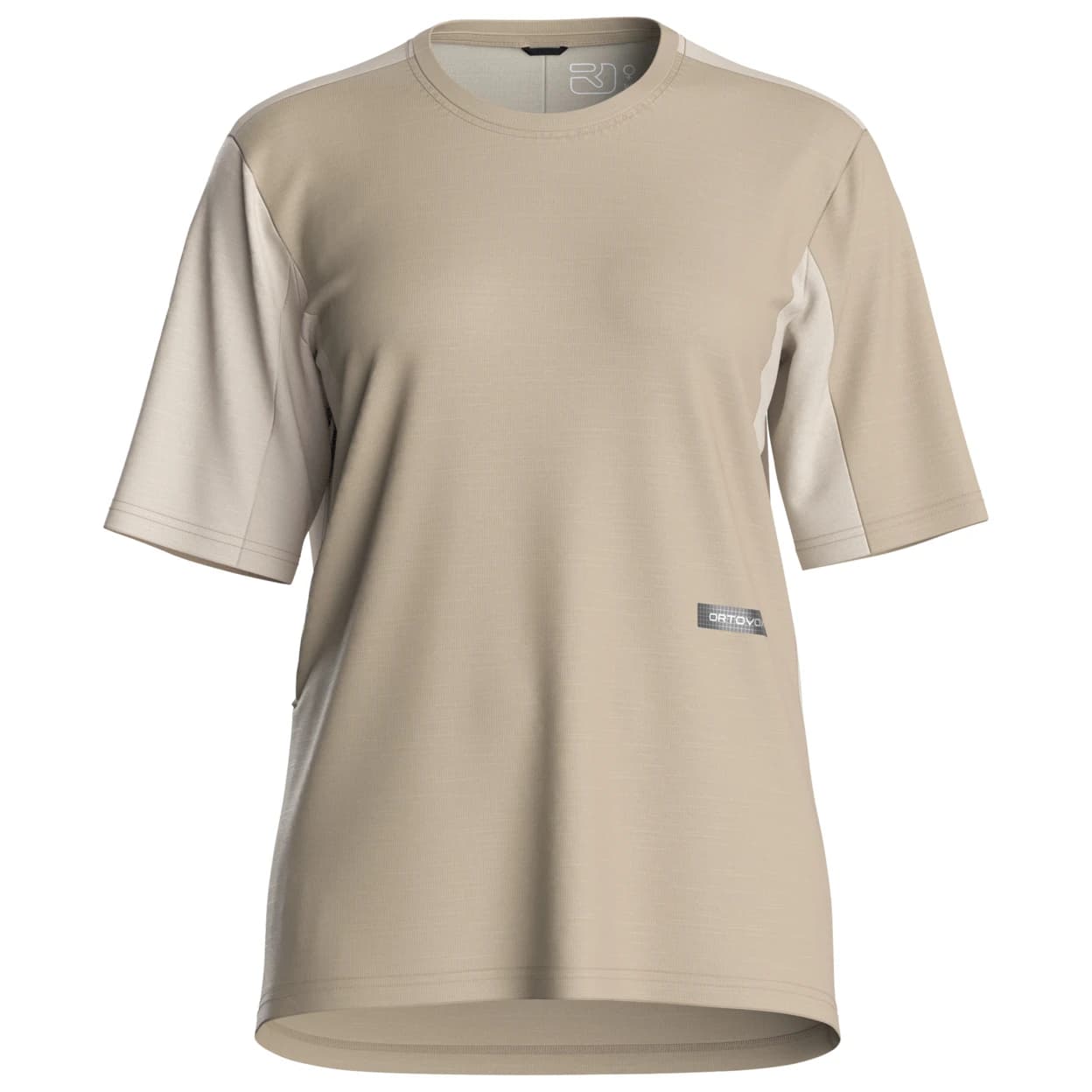 Дамска фланелка с къс ръкав за колоездене Ortovox Women's Sequence Free Jersey T-Shirt Cycling jersey - Dark Linen