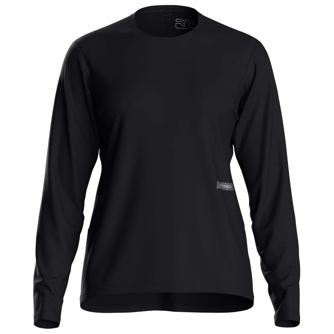 Дамска фланелка с дълъг ръкав за колоездене Ortovox Women's Sequence Trail Jersey L/S Cycling jersey - Black Raven