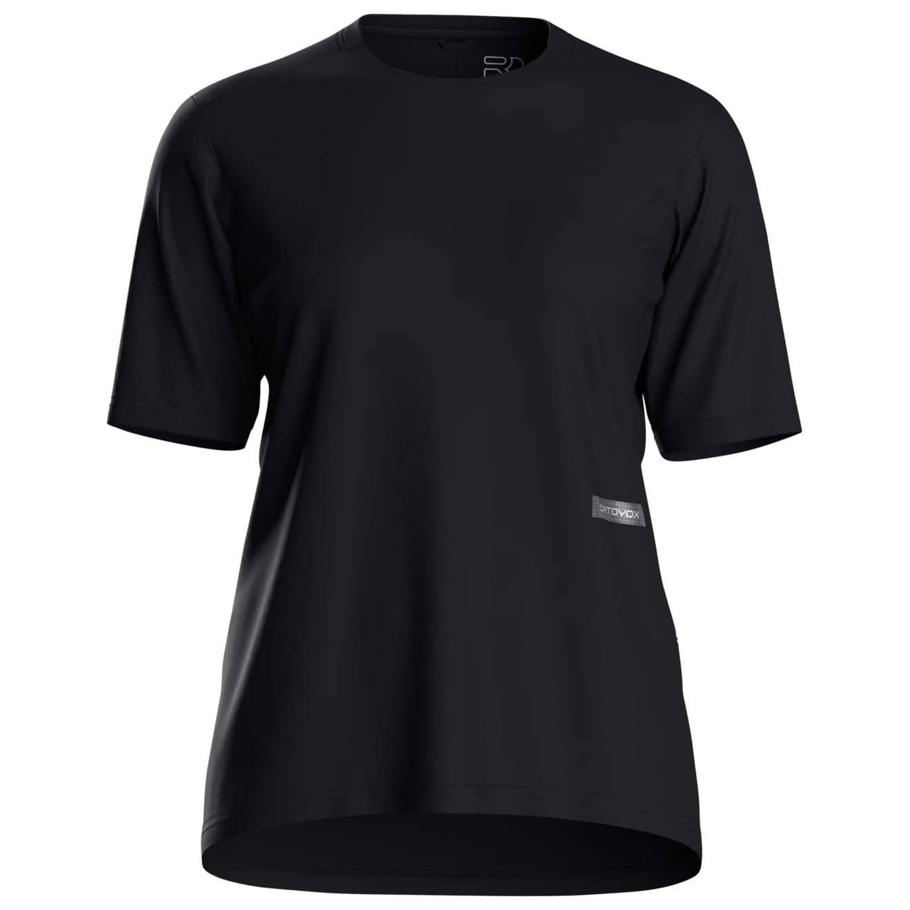 Дамска фланелка с къс ръкав за колоездене Ortovox Women's Sequence Trail Jersey T-Shirt Cycling jersey - Black Raven