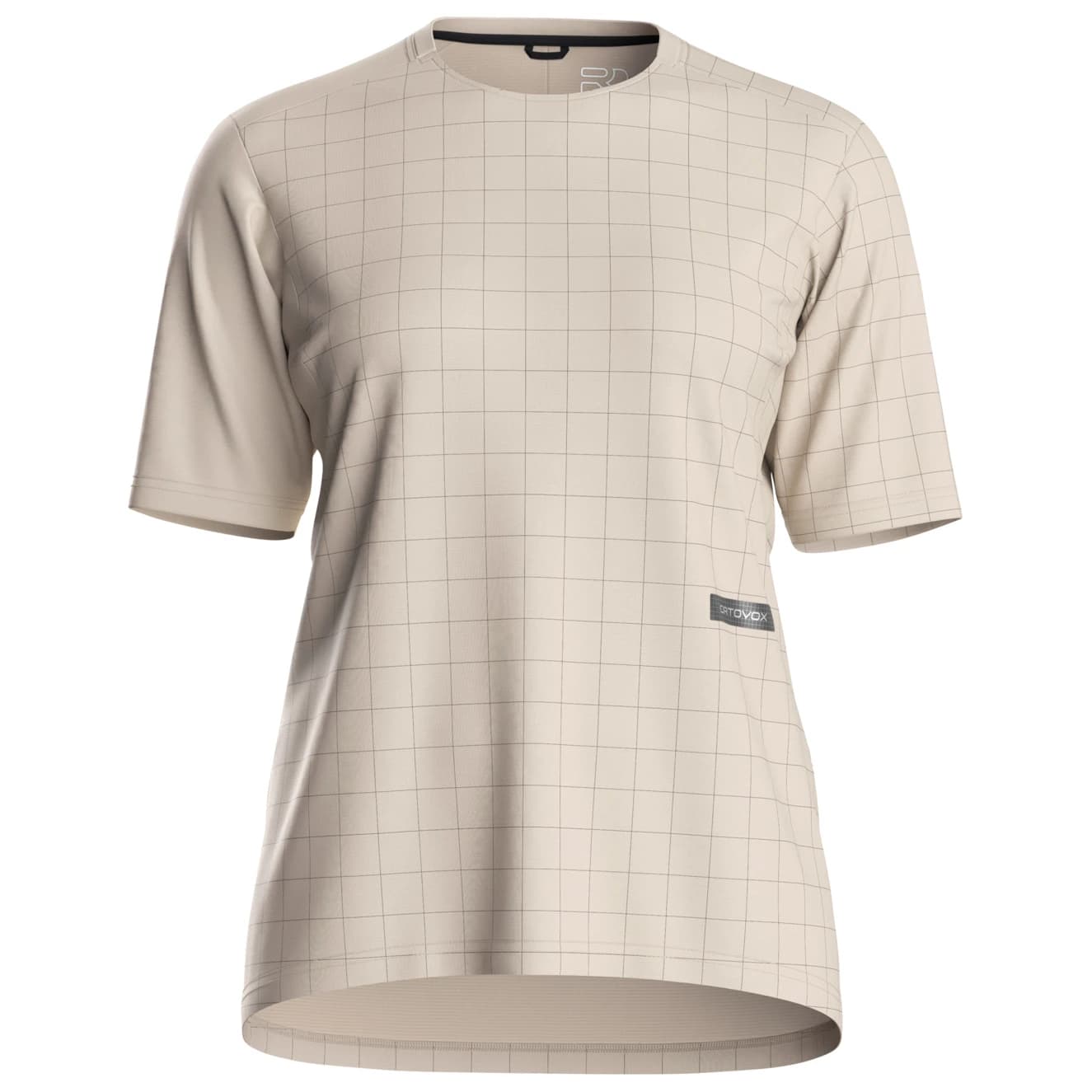 Дамска фланелка с къс ръкав за колоездене Ortovox Women's Sequence Trail Jersey T-Shirt Cycling jersey - White Tea