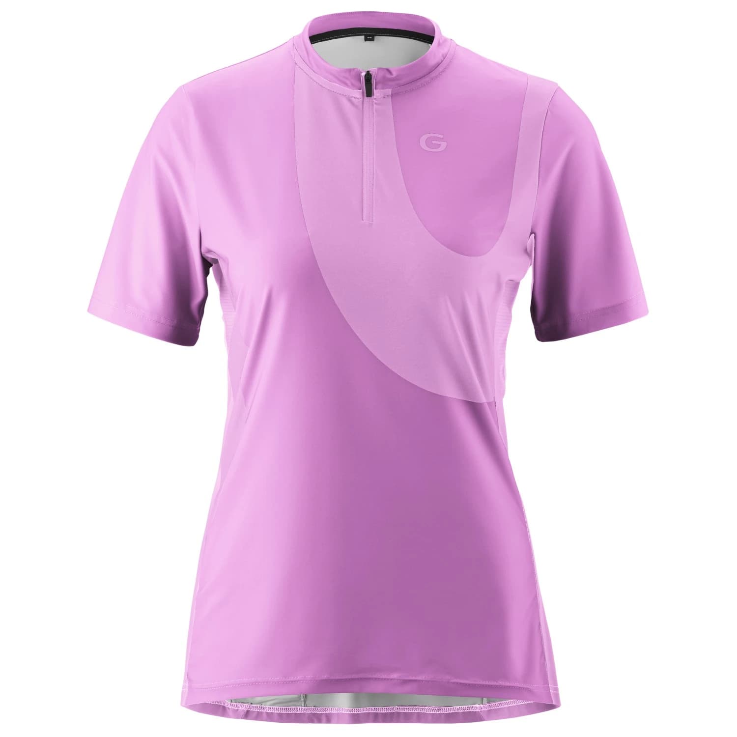 Дамска фланелка с къс ръкав за колоездене Gonso Women's Adventure Jersey Halfzip Cycling jersey - Wisteria Bloom
