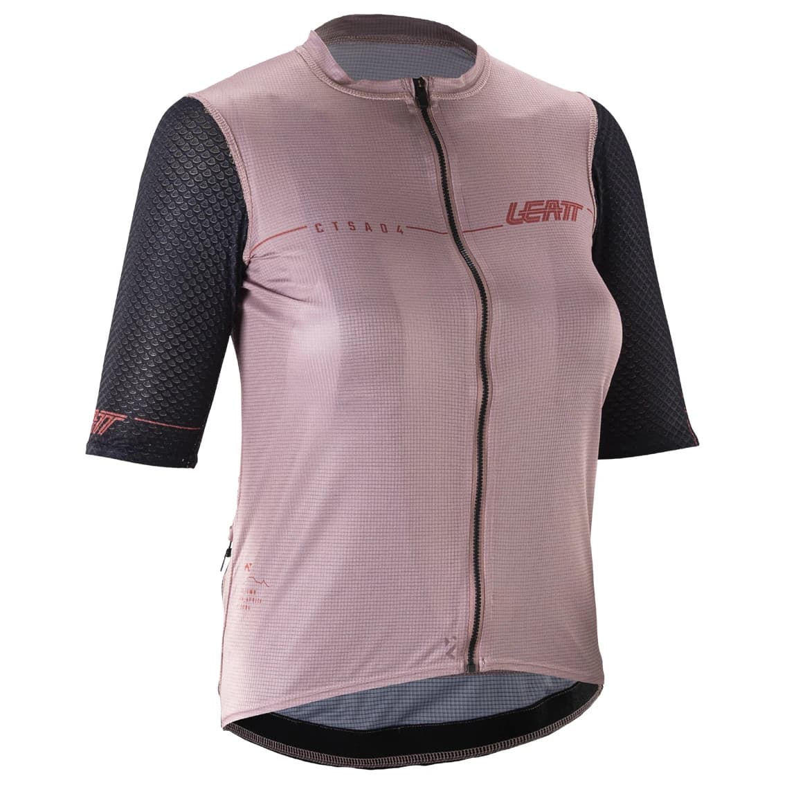 Дамска фланелка с къс ръкав за колоездене Leatt Women's MTB Endurance 6.0 Jersey Cycling jersey - Dusty Pink
