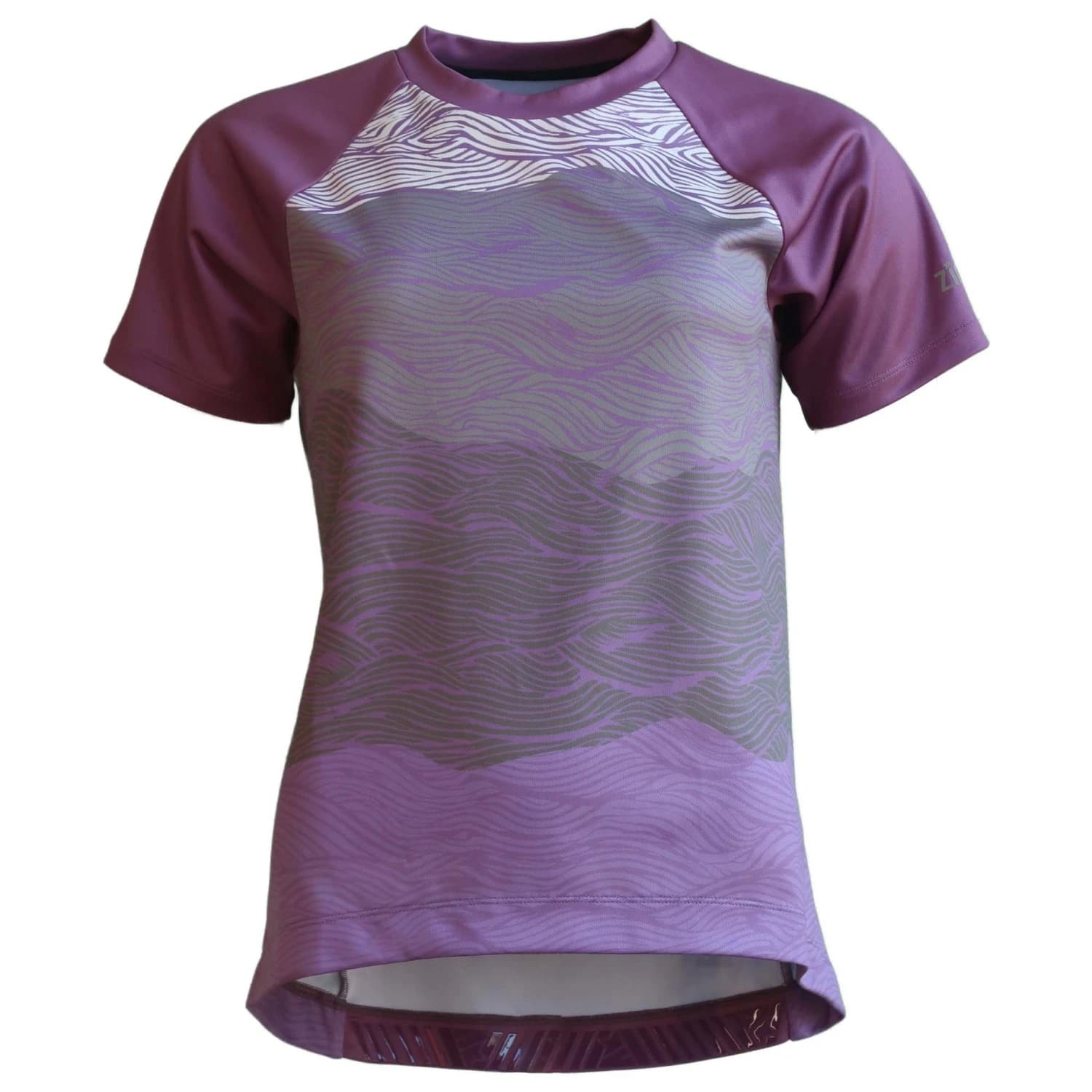 Дамска фланелка с къс ръкав за колоездене Zimtstern Women's Braapz Shirt S/S Cycling jersey - Berry