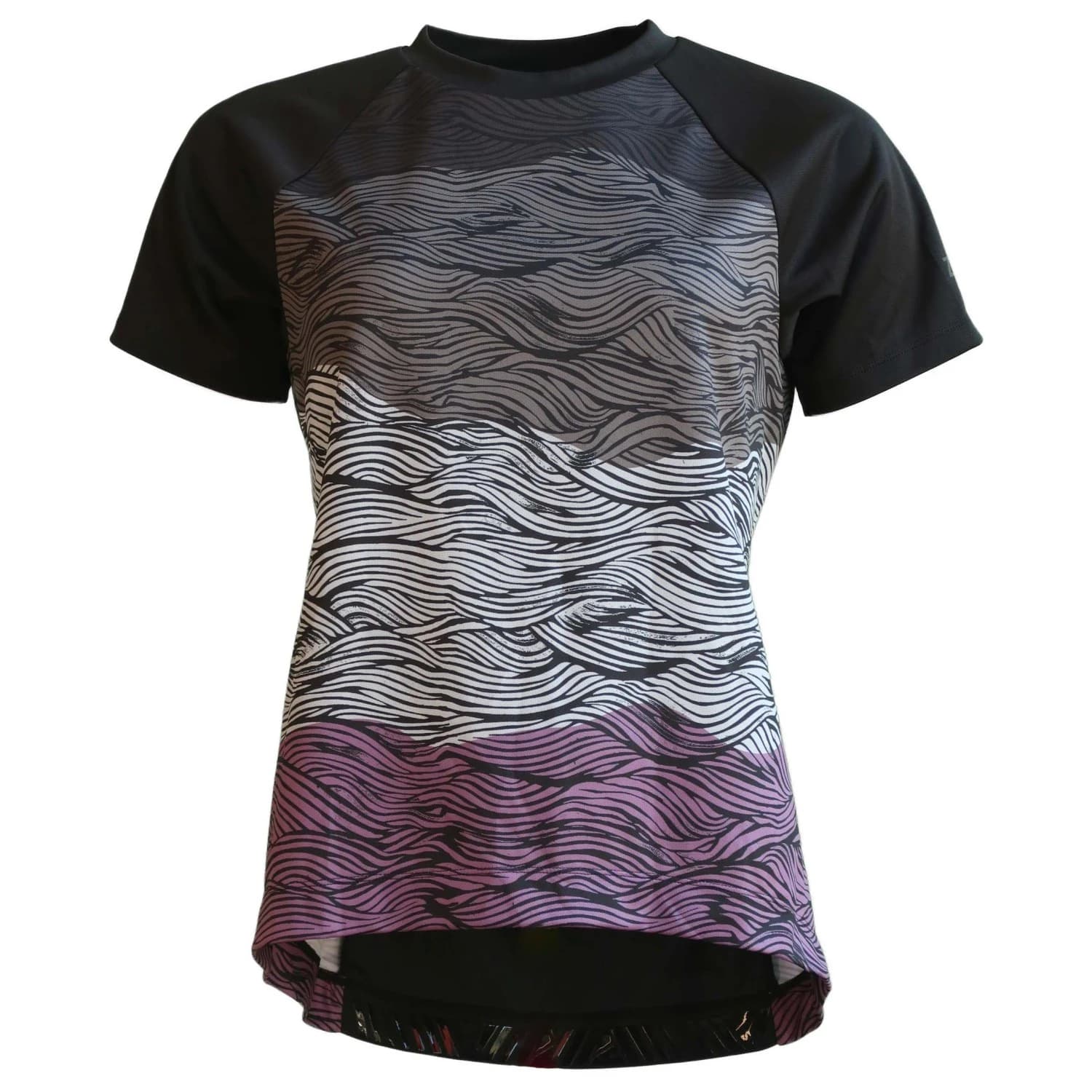 Дамска фланелка с къс ръкав за колоездене Zimtstern Women's Braapz Shirt S/S Cycling jersey - Pirate Black