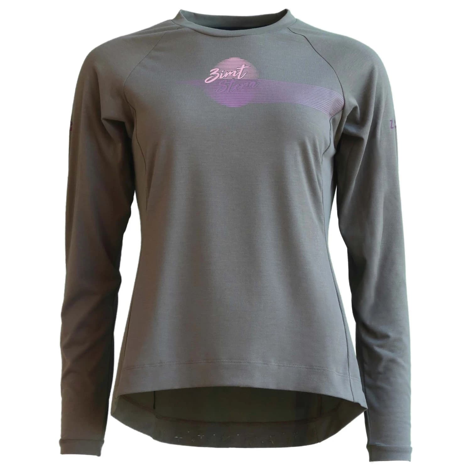 Дамска фланелка с дълъг ръкав за колоездене Zimtstern Women's Spunz Shirt L/S Cycling jersey - Dusty Olive