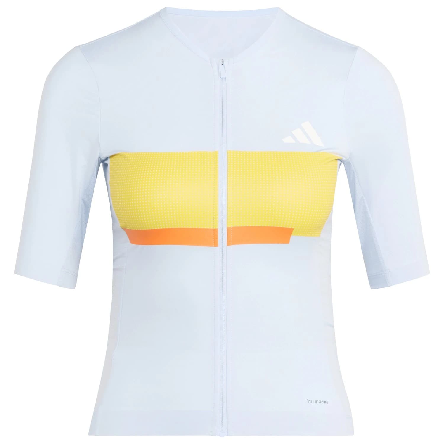Дамска фланелка с къс ръкав за колоездене adidas Women's Tempo Jersey Neo Cycling jersey - Crystal Sky