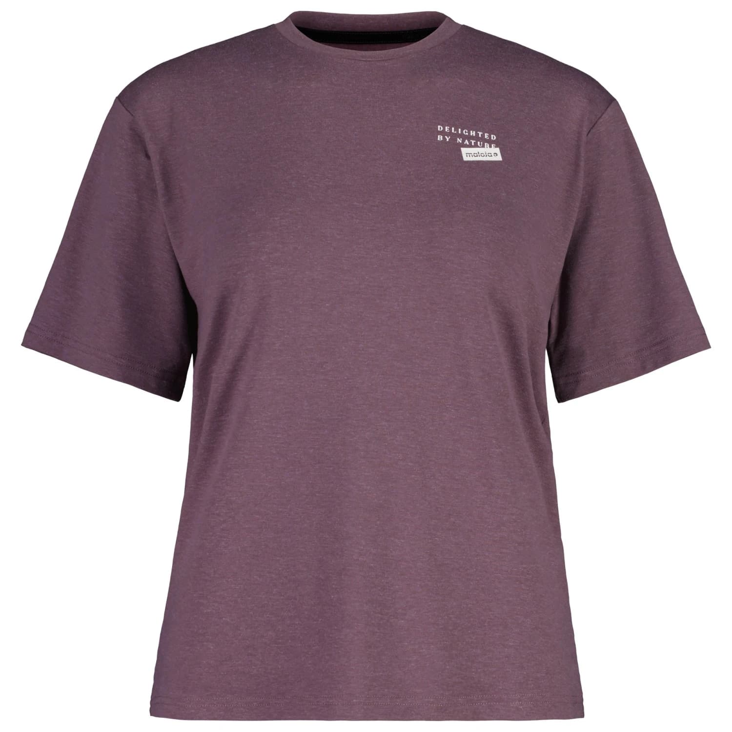 Дамска фланелка с къс ръкав за колоездене Maloja Women's GropaM. Cycling jersey - Stormy Lilac