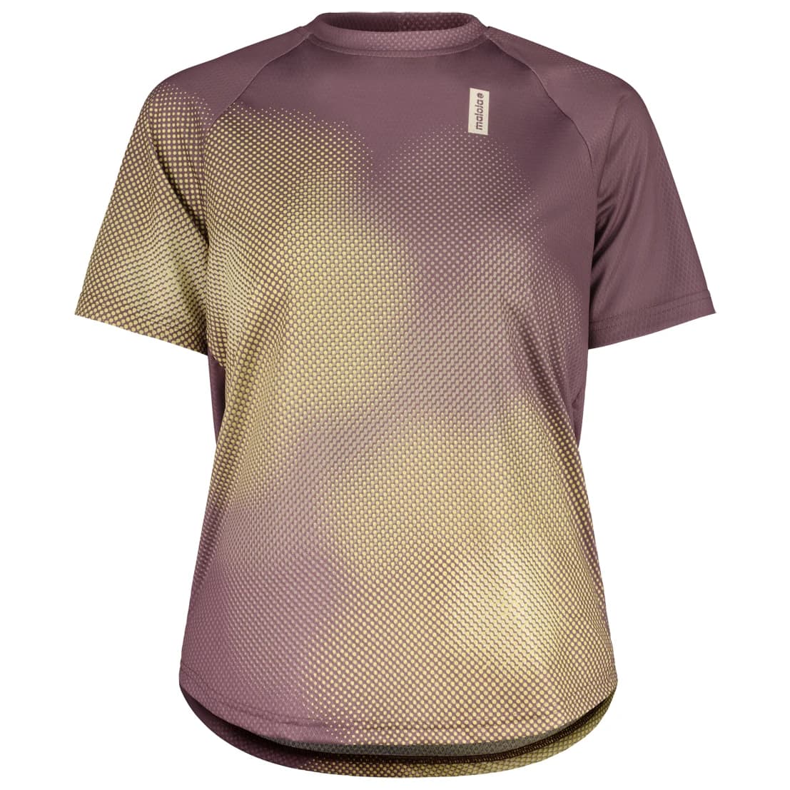 Дамска фланелка с къс ръкав за колоездене Maloja Women's OshakaM. Cycling jersey - Stormy Lilac Bloom