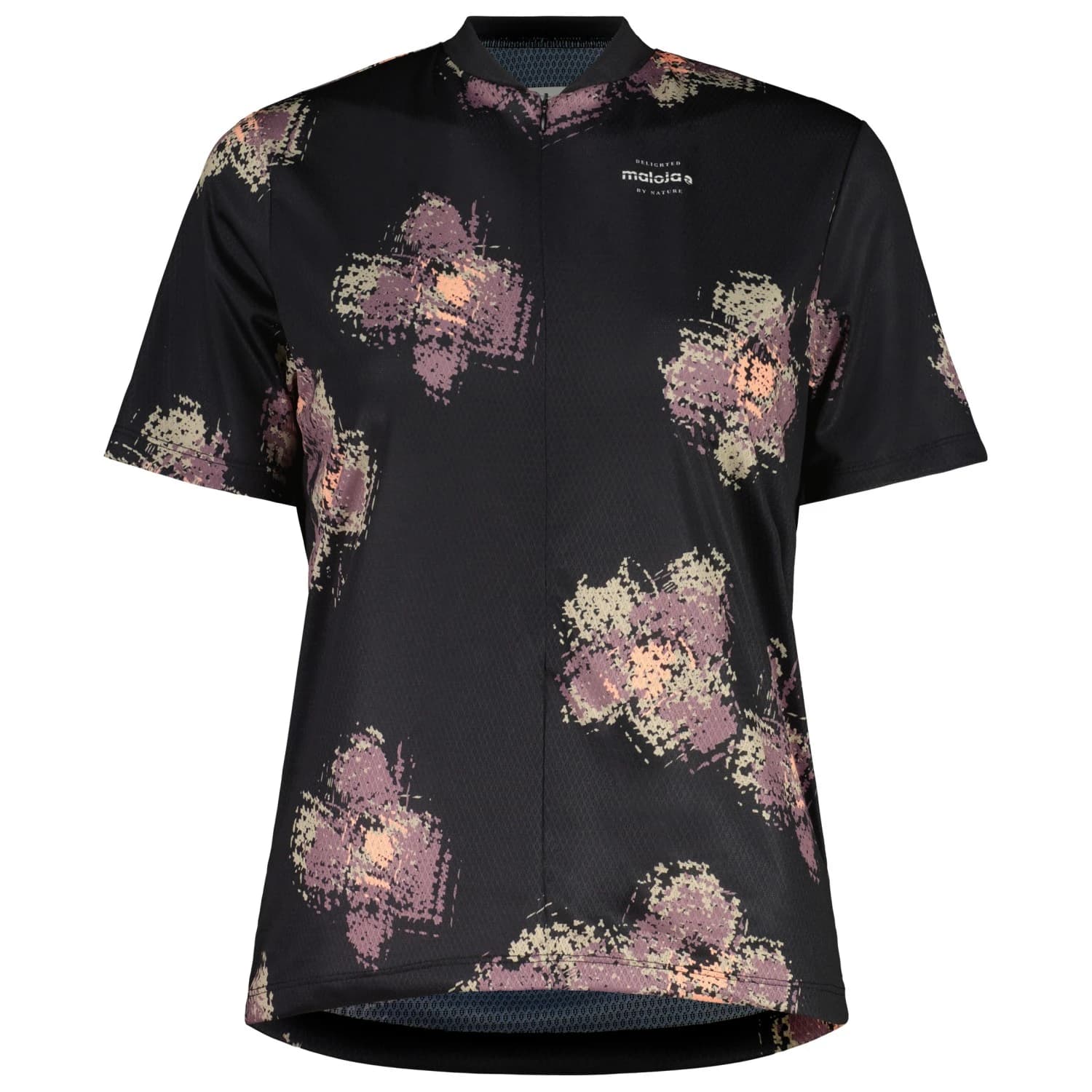 Дамска фланелка с къс ръкав за колоездене Maloja Women's SundaM. Allmountain 1/2 Cycling jersey - Deep Black Joy