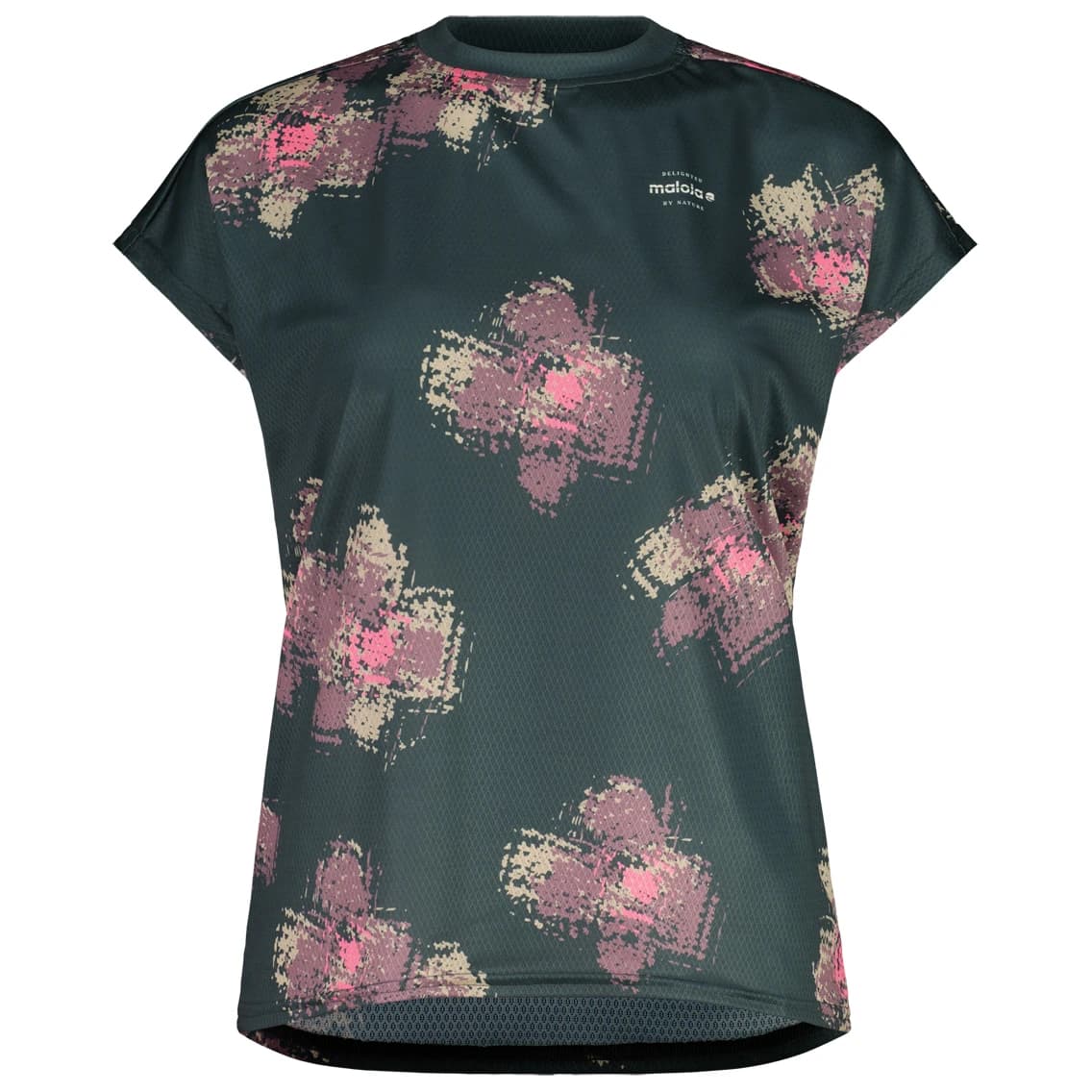 Дамска фланелка с къс ръкав за колоездене Maloja Women's SundaM. Allmountain Top Cycling jersey - Mountain Pine Joy