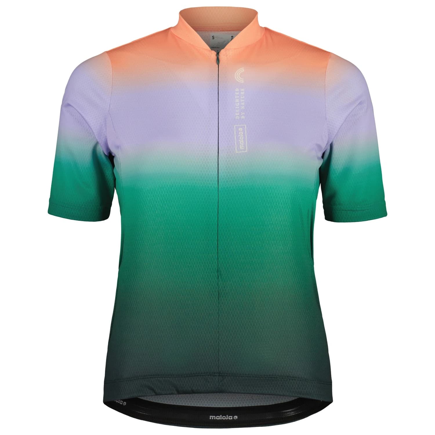 Дамска фланелка с къс ръкав за колоездене Maloja Women's VaridM. Cycling jersey - Mountain Pine Rainbow