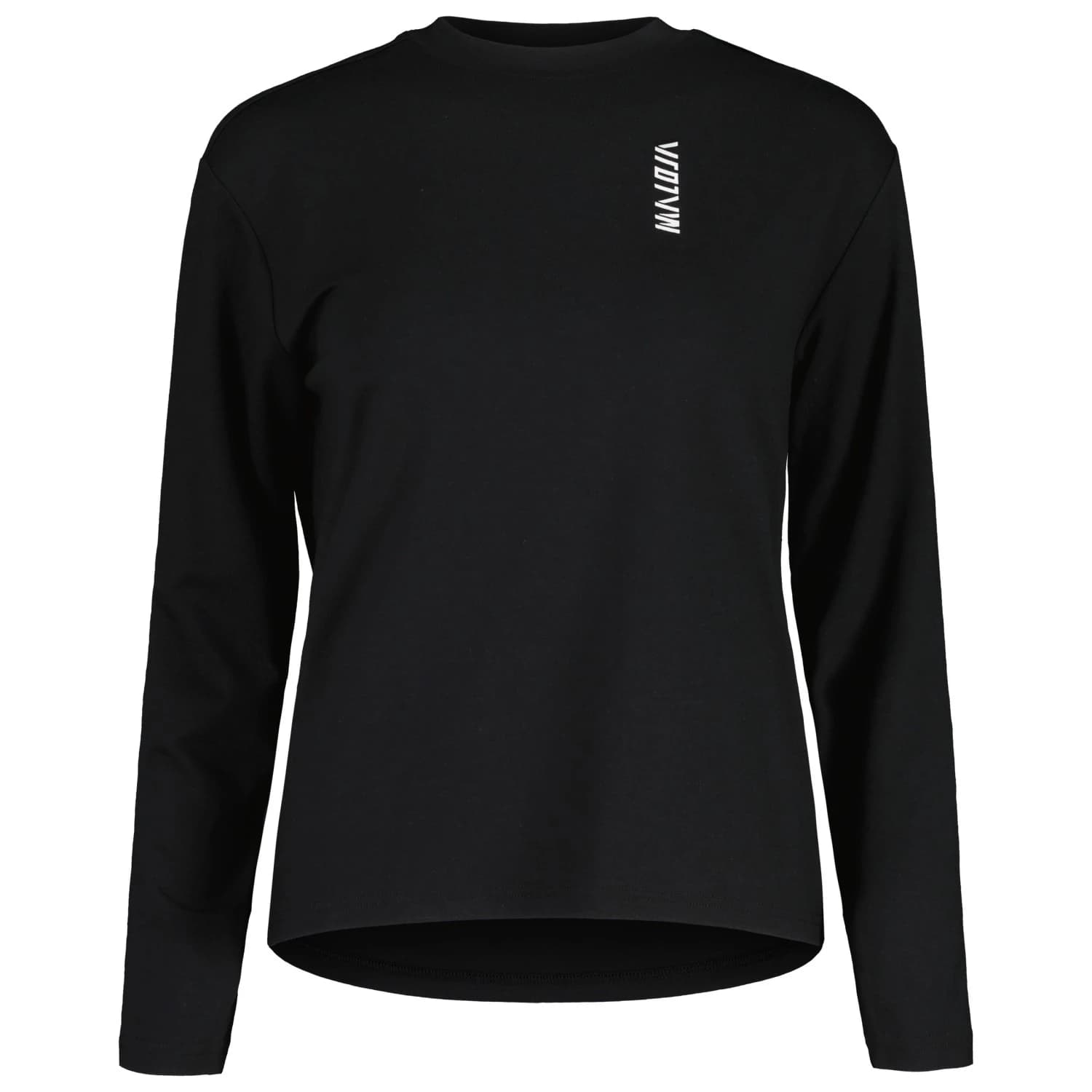 Дамска фланелка с дълъг ръкав за колоездене Maloja Women's VelivarM. Cycling jersey - Deep Black