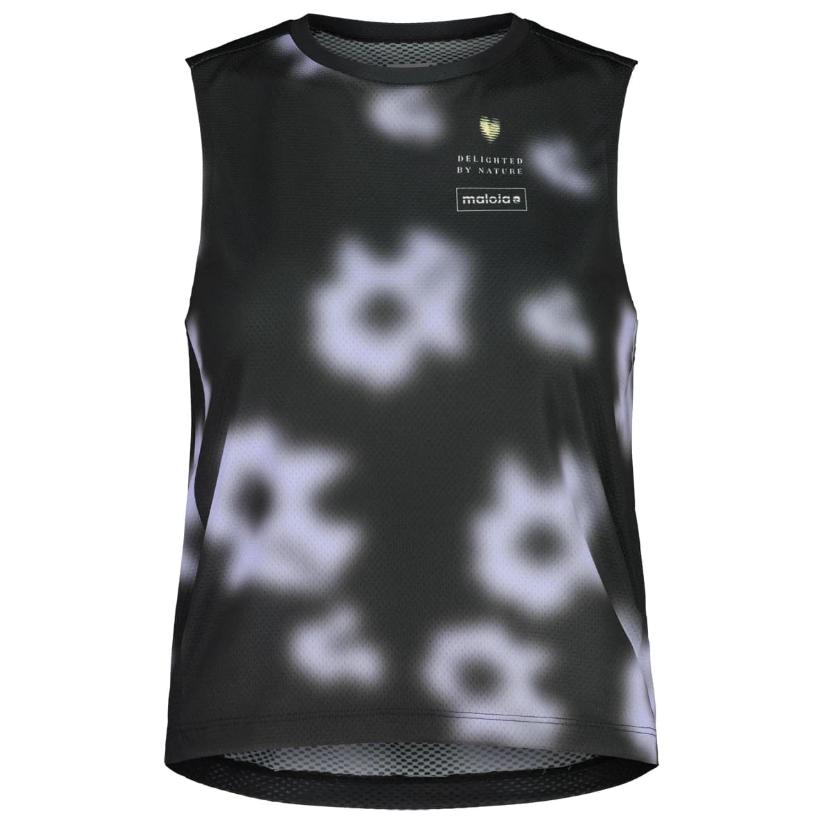 Дамска фланелка с къс ръкав за колоездене Maloja Women's WallbergM. Cycling jersey - Deep Black Shadow