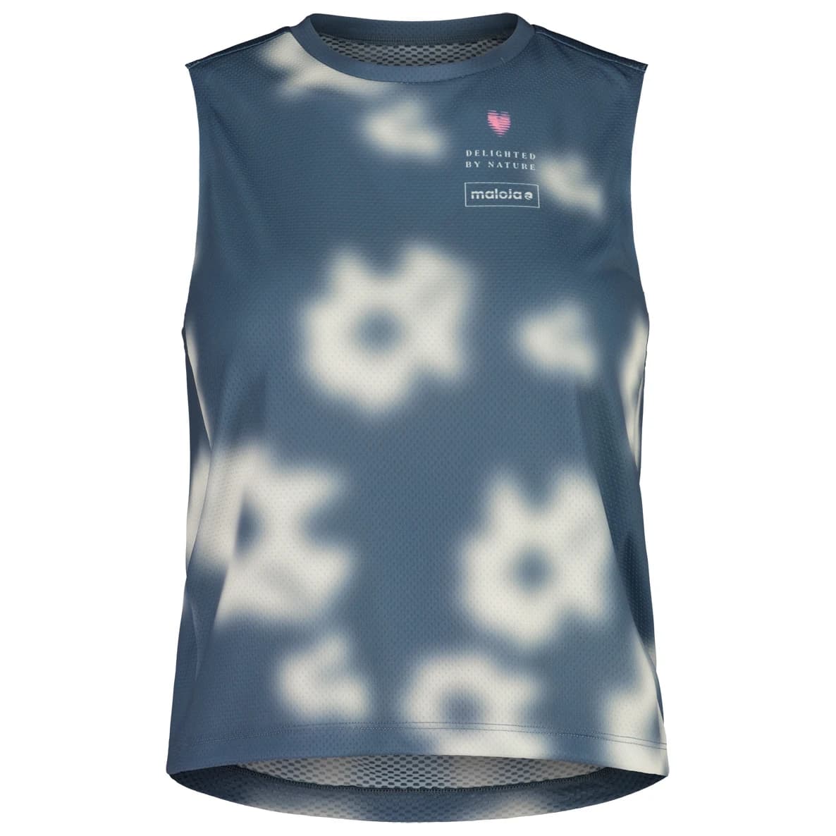 Дамска фланелка с къс ръкав за колоездене Maloja Women's WallbergM. Cycling jersey - Dusty Blue Shadow