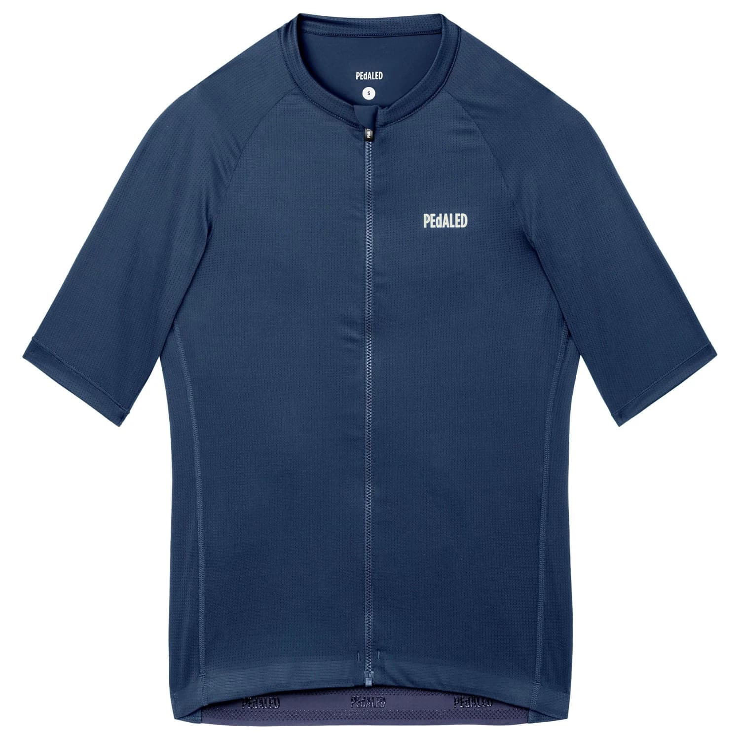 Дамска фланелка с къс ръкав за колоездене Pedaled Women's Element Mesh Jersey Cycling jersey - Dark Navy