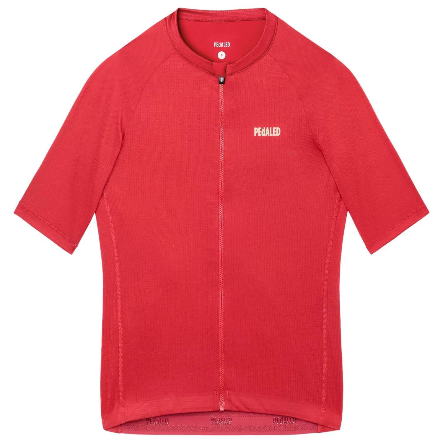 Дамска фланелка с къс ръкав за колоездене Pedaled Women's Element Mesh Jersey Cycling jersey - Red