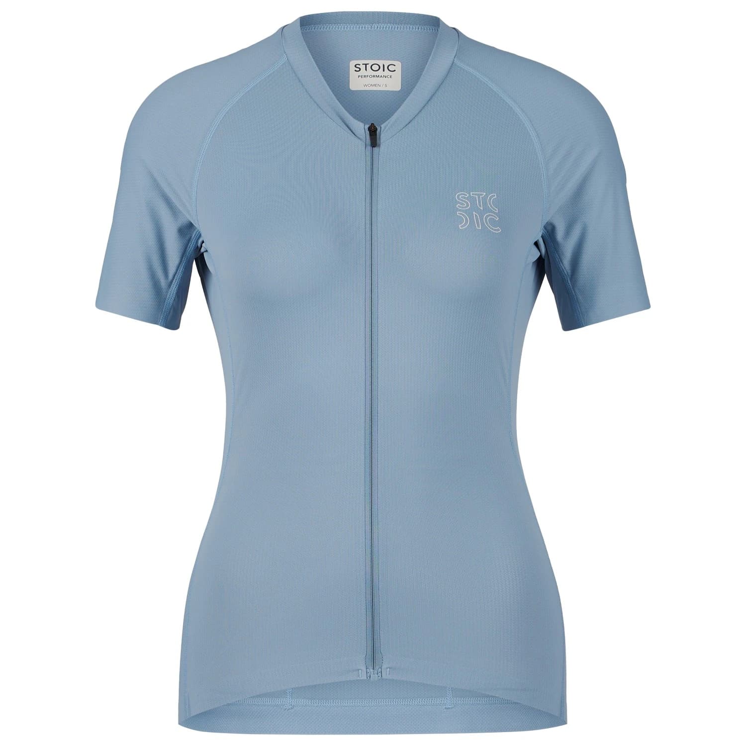 Дамска фланелка с къс ръкав за колоездене Stoic Women's DalslandSt. Gravel Jersey S/S Cycling jersey - Light Blue