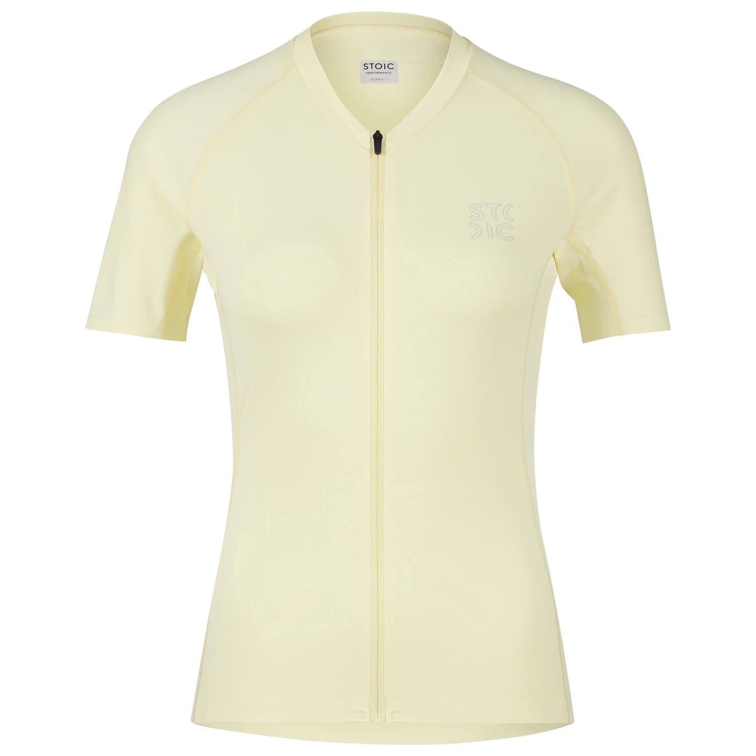Дамска фланелка с къс ръкав за колоездене Stoic Women's DalslandSt. Gravel Jersey S/S Cycling jersey - Soft Yellow