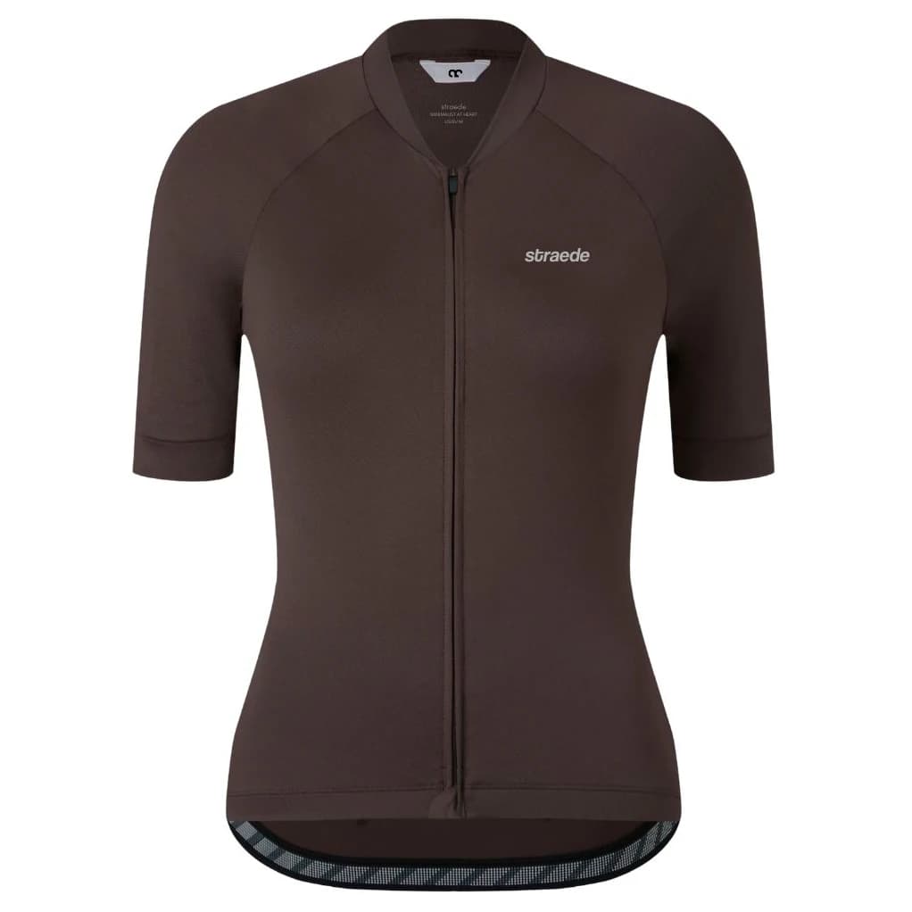 Фланелка с къс ръкав за колоездене straede Women's Kaern Jersey Pro Cycling jersey - Espresso