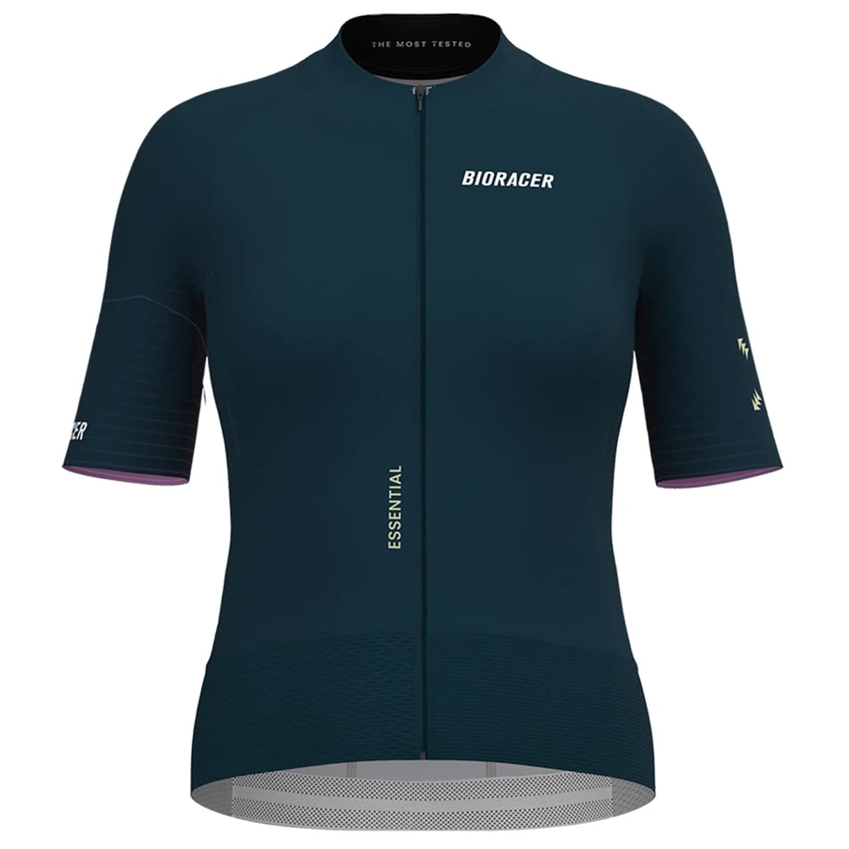 Дамска фланелка с къс ръкав за колоездене Bioracer Women's Epic Jersey Cycling jersey - Graphite Blue