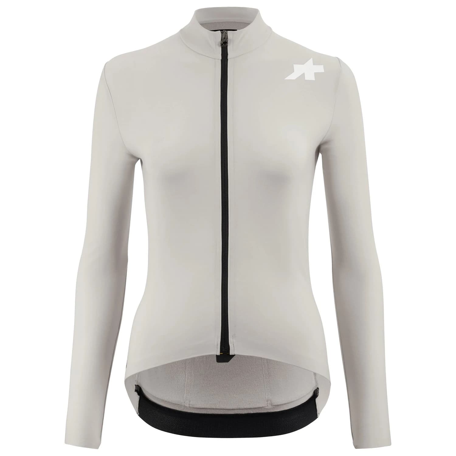 Дамска фланелка с дълъг ръкав за колоездене Assos Women's Mille GT Spring Fall Jersey S11 Cycling jersey - Almond Milk