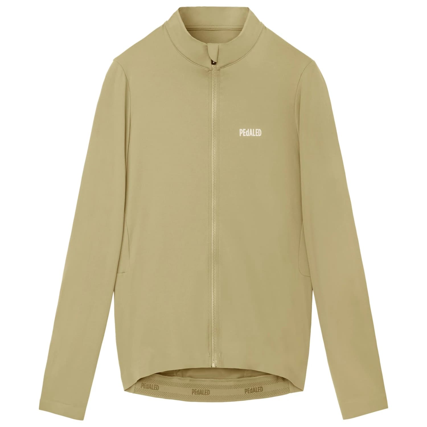 Фланелка с дълъг ръкав за колоездене Pedaled Women's Element L/S Jersey Cycling jersey - Dried Herb